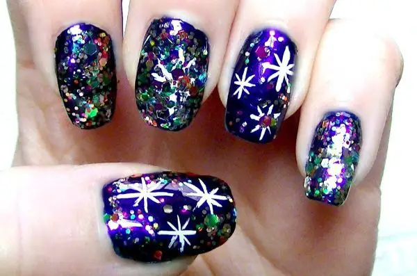 new year nail art