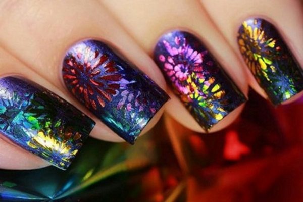 new year nail art
