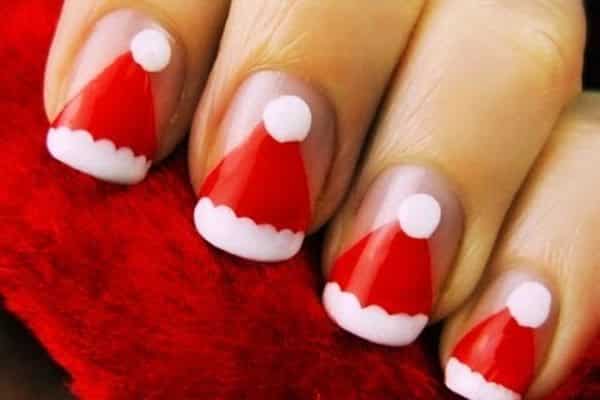 santa nail art