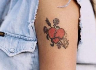 15 Moving Broken Heart Tattoo Design Ideas