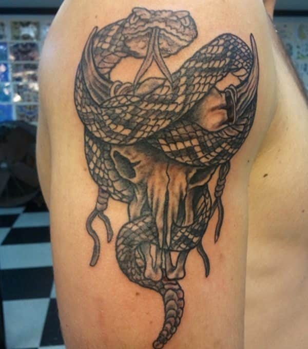 rattlesnake tattoo design