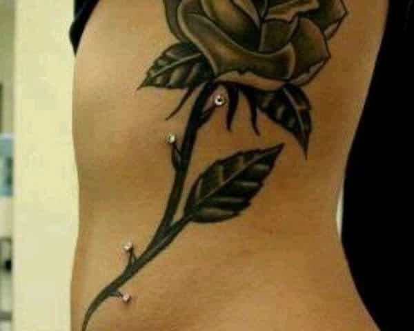 Thorned Rose and Chain Tattoo  Chain tattoo Thorn tattoo Rose tattoos  for men  Chain tattoo Thorn tattoo Barbed wire tattoos