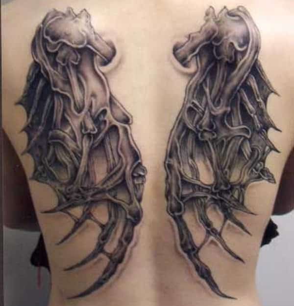 wings tattoo design