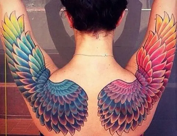 wings tattoo design