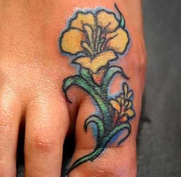 toe tattoos