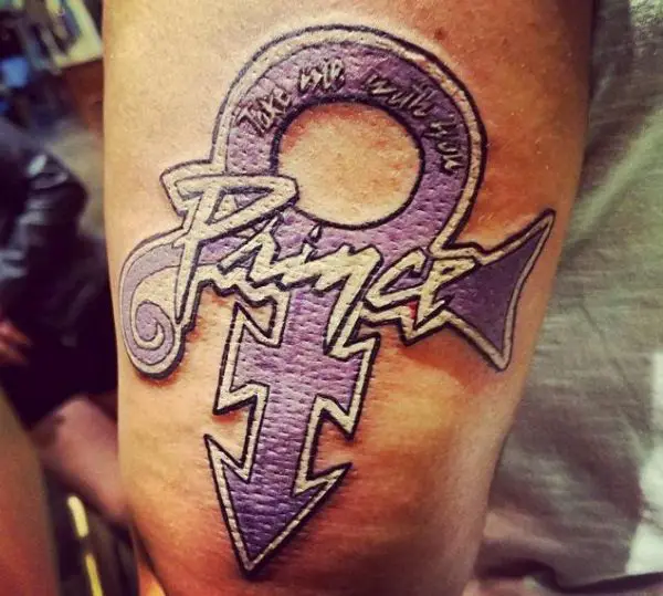 Awesome prince symbol by Eric  Heart of Time Tattoo  Facebook