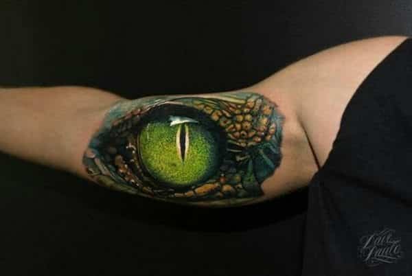 dragon eye tattoo