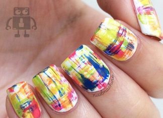15 Awesome Dry Brush Nail Art Examples