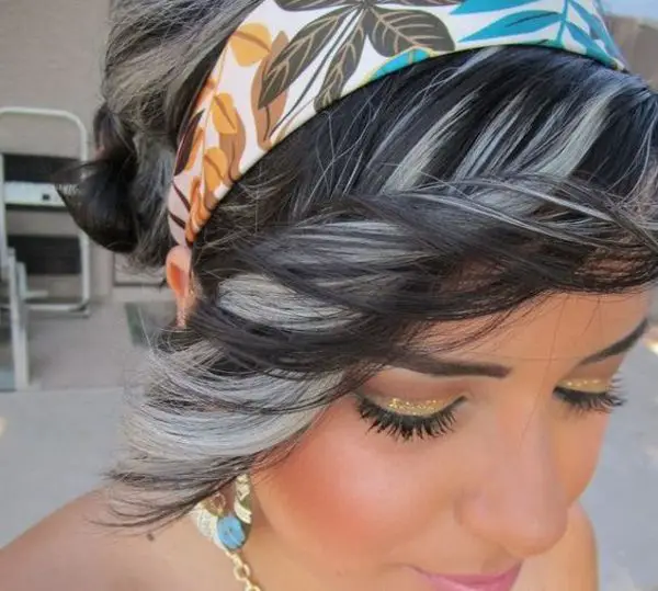14 Gorgeous Examples Of Dyed Gray Hair