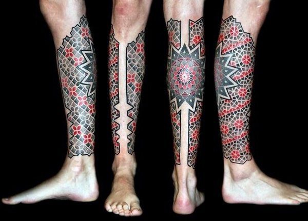 1. Top 10 Leg Sleeve Tattoo Designs - wide 5