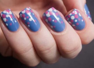 11 Pretty Polka Dot Gradient Nail Art Designs