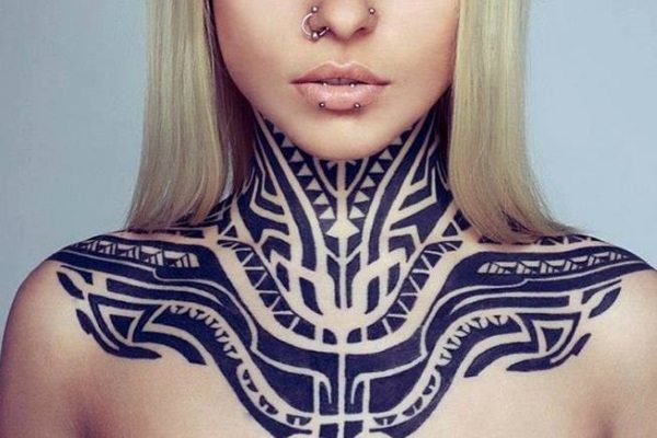 throat tattoo designs