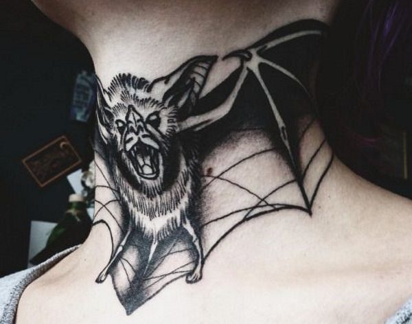 throat tattoo designs