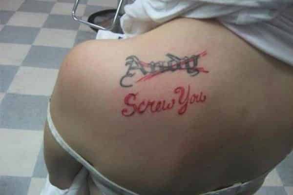 breakup tattoos