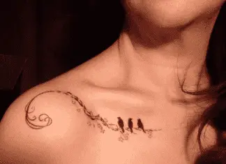 15 Creative Collar Bone Tattoo Designs for Women