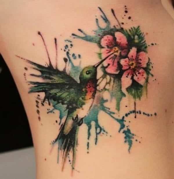 hummingbird tattoo design