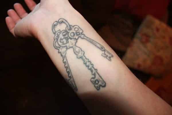 Tattoo design of lock ands key Lock ands key  CanStock