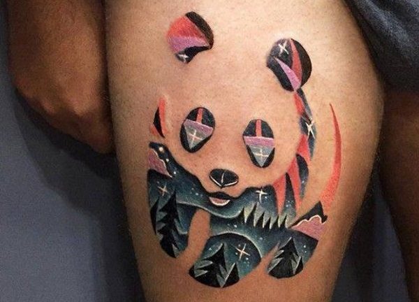 negative space tattoos