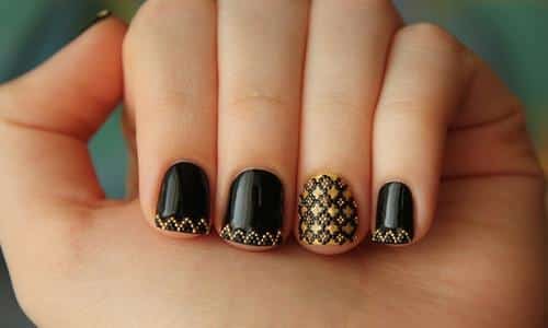 black-and-gold