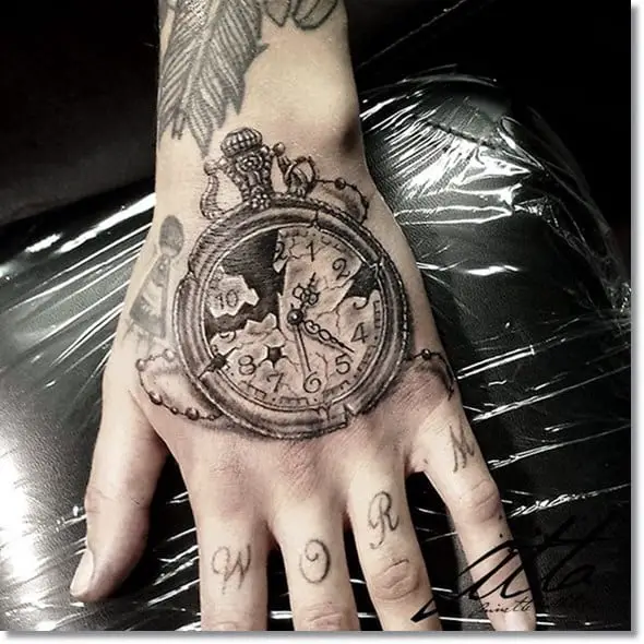 125 Timeless Pocket Watch Tattoo Ideas  A Classic and Fashionable Totem