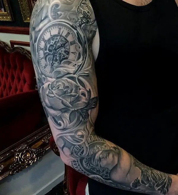 clock-sleeve-tattoo