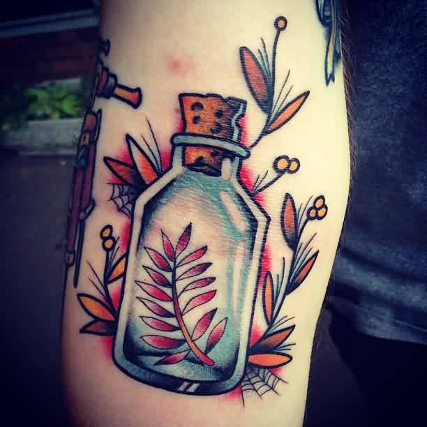 glass-bottle-fern-tattoo