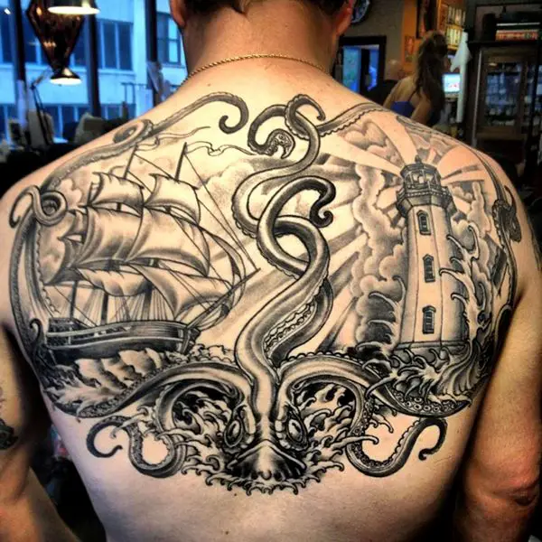 Octopus Shoulder Tattoo  TATTOOGOTO