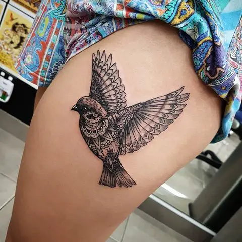 mandala-bird