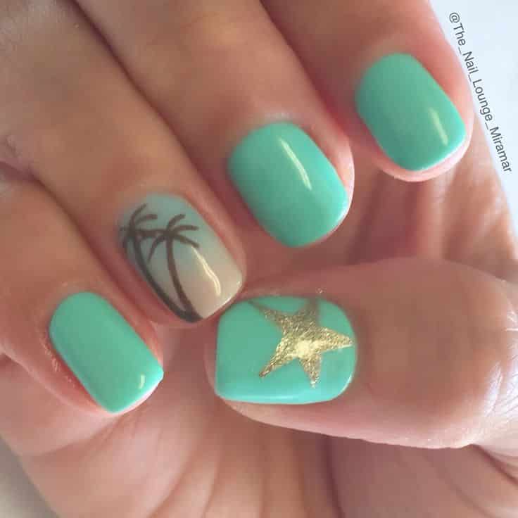 mint-green-with-palm-tree