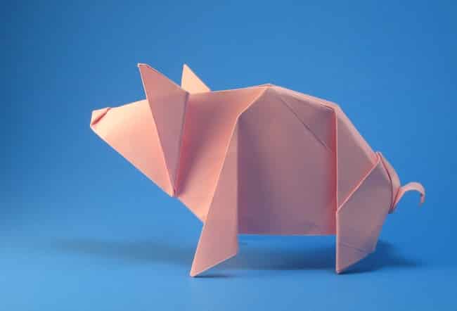 origami-pig