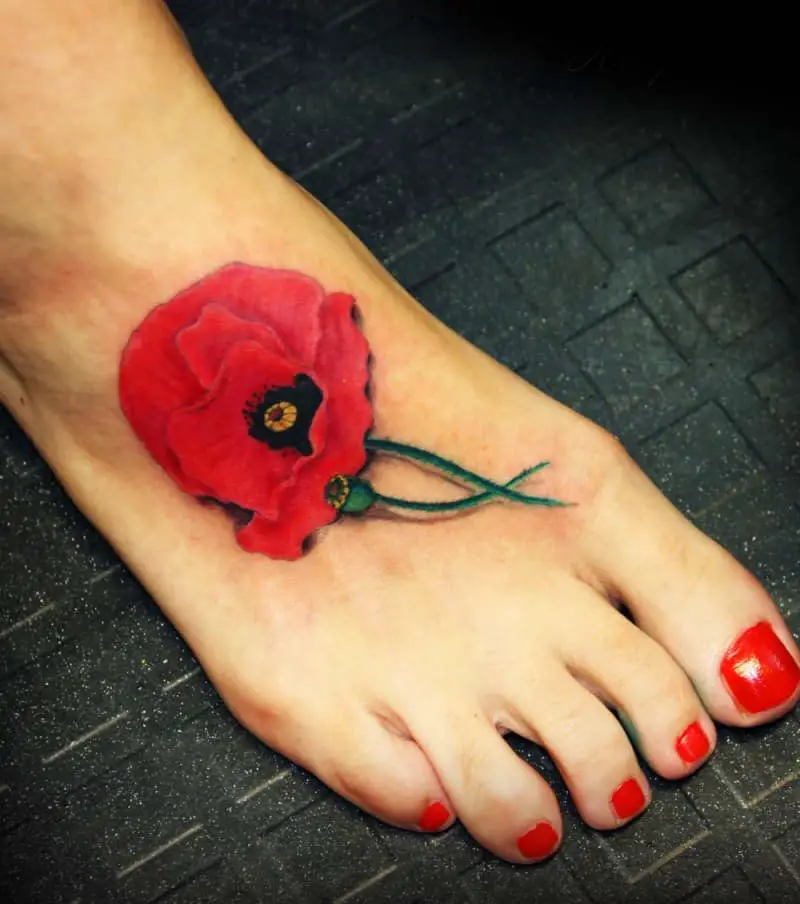 poppy-flower-foot