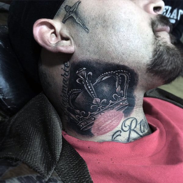 Neck Tattoos For Men  32 Attractive and Influential Designs