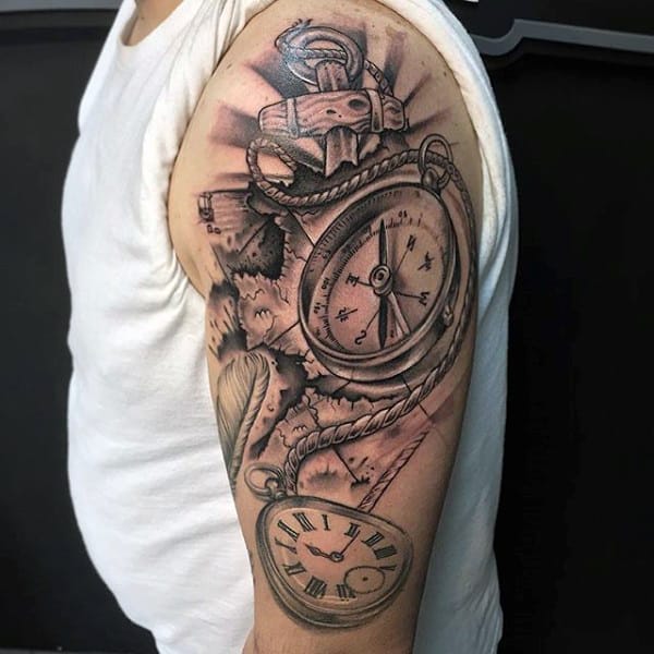 Freds Nautical HalfSleeve  Ryan Thompson  Prophecy Tattoo
