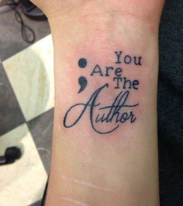 you-are-the-author-semicolon