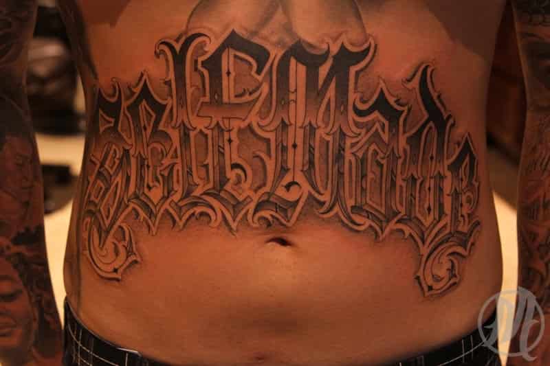 30 Best Gangster Tattoo Fonts Ideas  Read This First