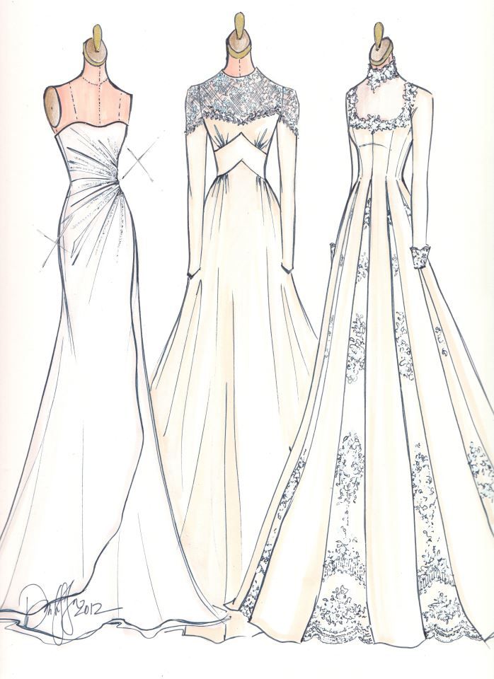 cute dress designs drawings