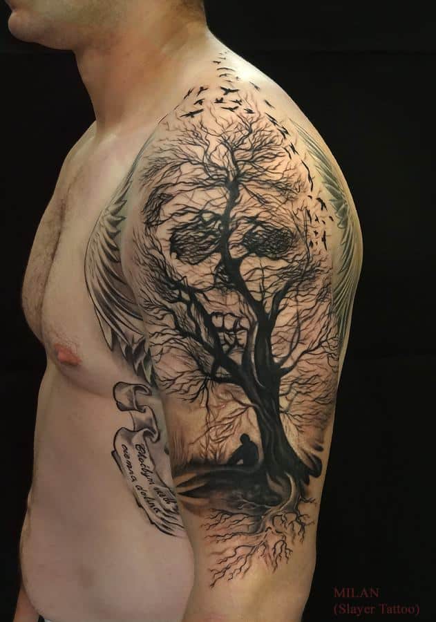Bodhi Tree Tattoos - 11 Unbelievable Collections | Design Press