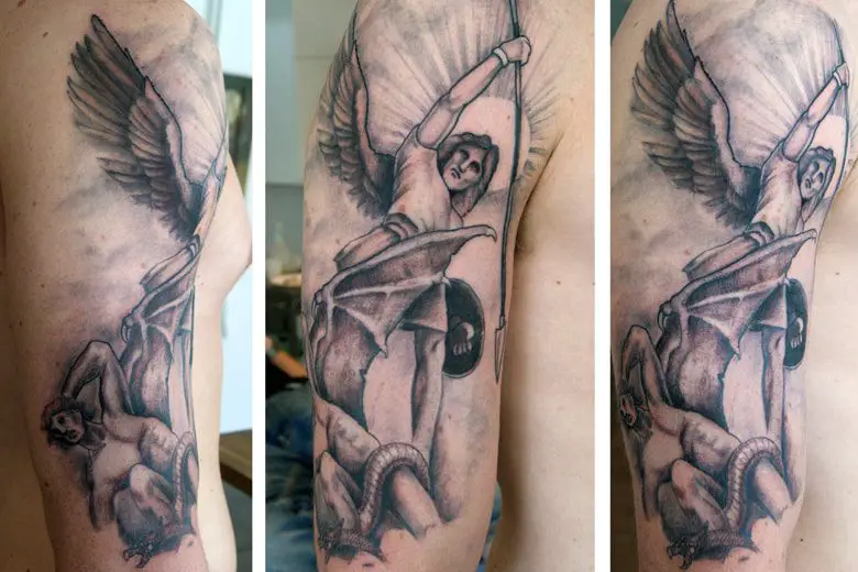 7 Outstanding Torn Between Good And Evil Tattoo  Psycho Tats