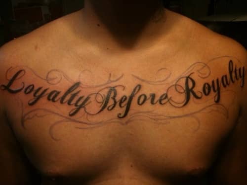 10 Realize Everyone Aint Loyal Tattoo Design Ideas For Men  Women   EntertainmentMesh