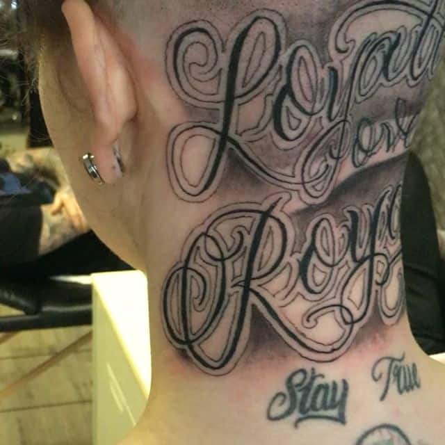 Loyalty Before Royalty Tattoo Designs