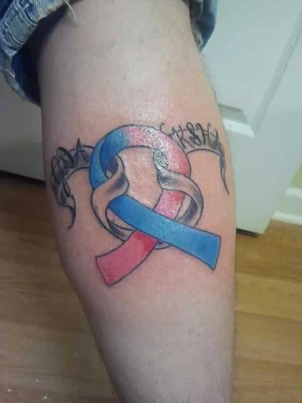 My Child Abuse Awareness Ribbon Tattoo  Disciplining With Gentle Firmness