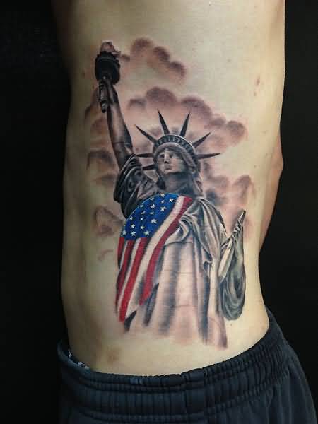 31 Statue of Liberty Tattoo Designs  A Tribute to the Iconic Lady of  Liberty  Psycho Tats