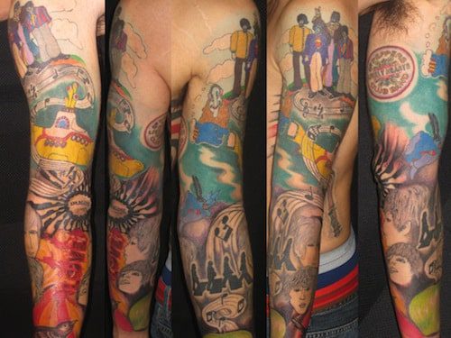 12 Beatles Tattoos That All Music Fans Will Love Design Press