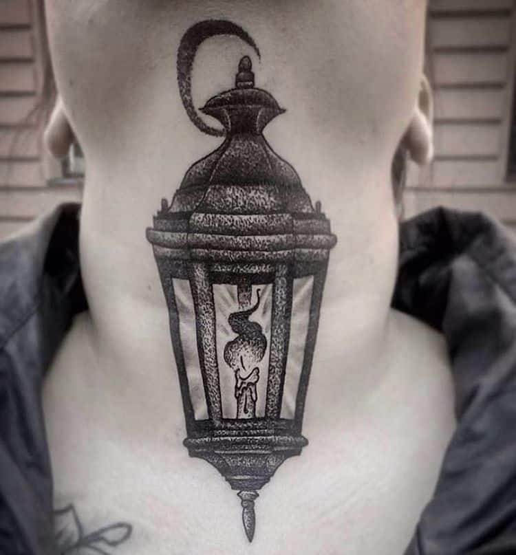 Gothic lantern for Vanessa   Anita La Sainte Tattoo Art  Facebook