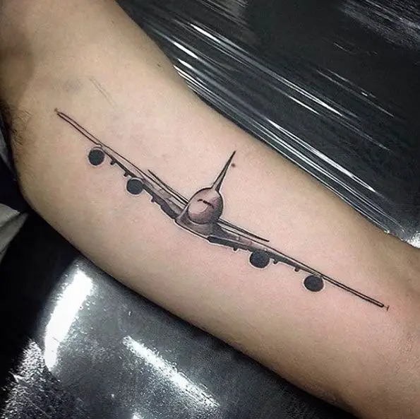 12 Surprisingly Well Done Airplane Tattoos Design Press