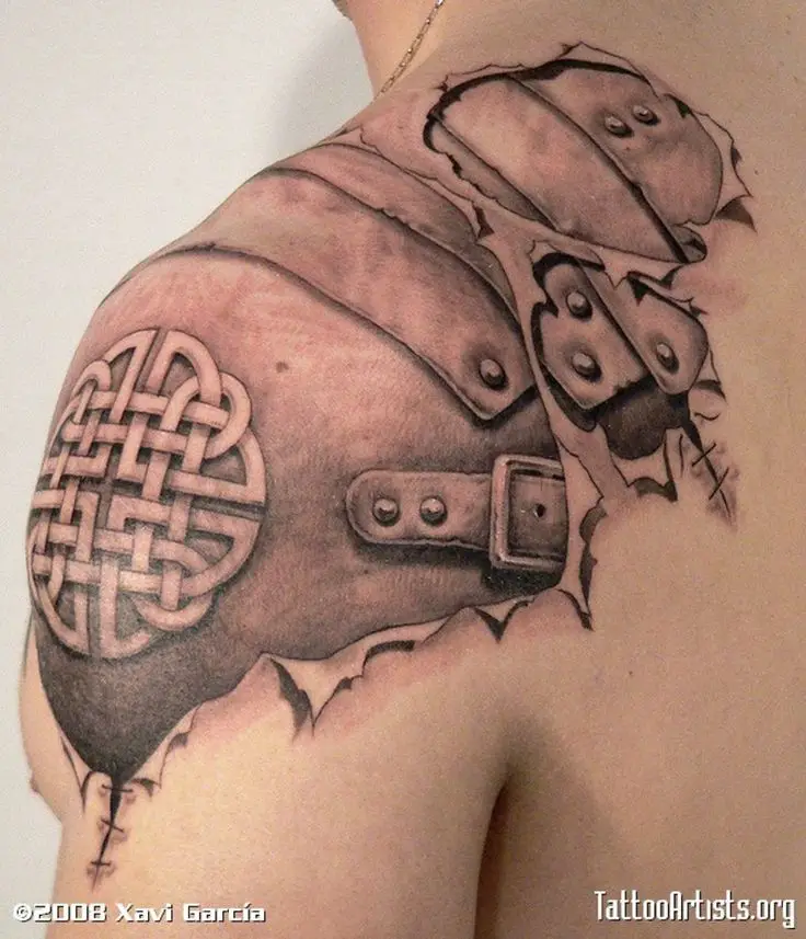 TattooCharm  Spartan armour of god upper arm tattoo  Facebook