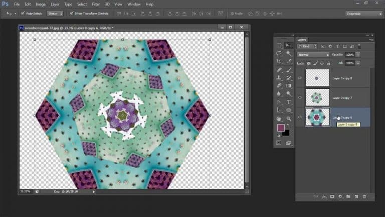 photoshop plugin kaleidoscope patterns