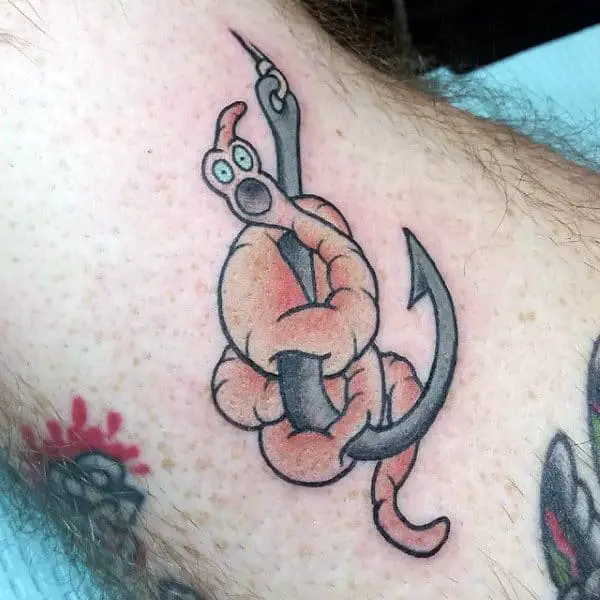 Fish Hook Tattoo  neartattoos