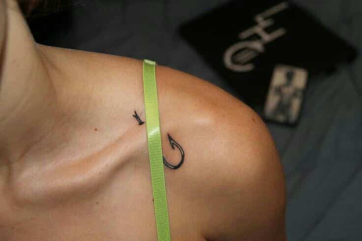 Fishing tattoo!!  Hook tattoos, Fishing hook tattoo, Tattoos