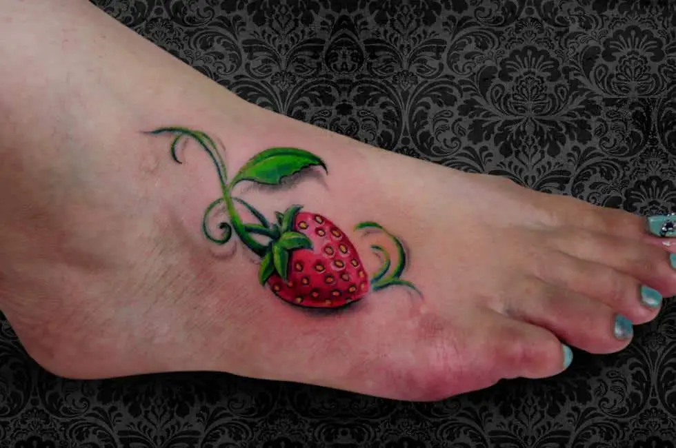 Strawberry by Tattoos By Toby  Tattoogridnet